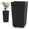 Wicker Planter Set of 2 with Self-Watering System and Weather-Resistant PP Material